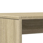 3 Piece Dining Table and Bench set Sonoma Oak Engineered Wood