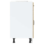 Kitchen Base Cabinet Kalmar Sonoma Oak Engineered Wood