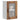 Kitchen Wall Cabinet with Glass Door Kalmar Old Wood Engineered Wood