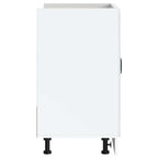 Sink Base Cabinet Lucca White Engineered Wood