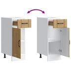 Kitchen Base Cabinet Lucca Artisan Oak Engineered Wood