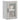 Kitchen Wall Cabinet with Glass Door Lucca Grey Sonoma