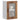 Kitchen Wall Cabinet with Glass Door Lucca Old Wood