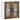 Kitchen Wall Cabinet with Glass Door Lucca Smoked Oak Engineered Wood
