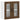 Kitchen Wall Cabinet with Glass Door Lucca Brown Oak Engineered Wood