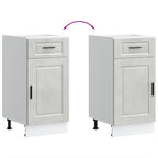 Kitchen Base Cabinet Porto Concrete Grey Engineered Wood