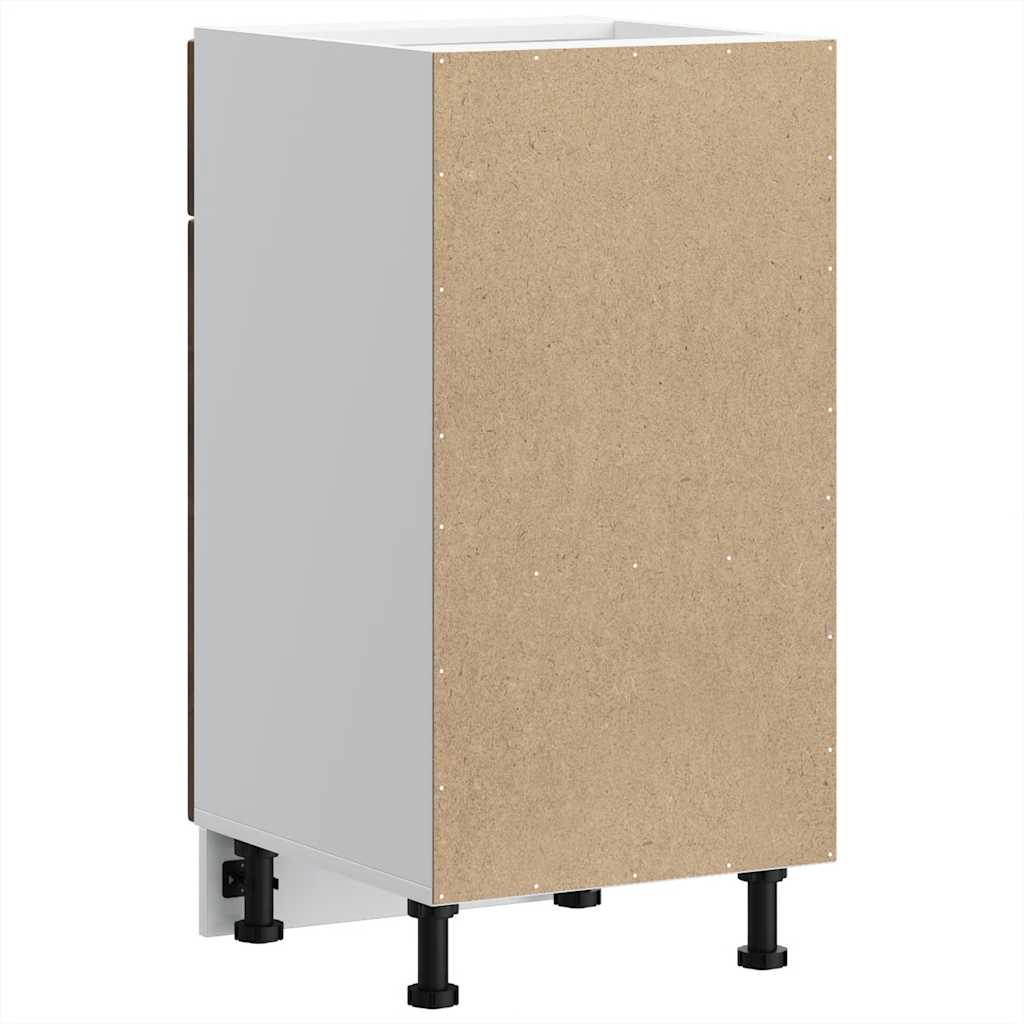 Kitchen Base Cabinet Porto Smoked Oak Engineered Wood