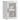 Kitchen Wall Cabinet with Glass Door Porto High Gloss White