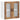 Kitchen Wall Cabinet with Glass Door Porto Old Wood