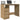Desk Artisan Oak 102x76x50 cm Engineered Wood