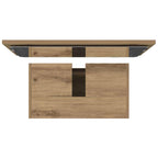 2 Piece Bathroom Furniture Set Artisan Oak Engineered Wood