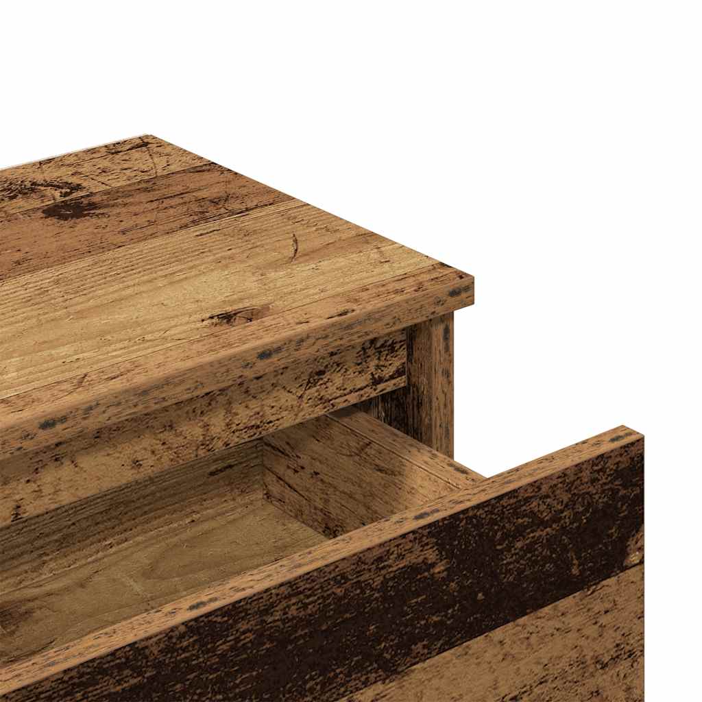 Bedside Cabinets 2 pcs Old Wood 40x30x39 cm Engineered Wood