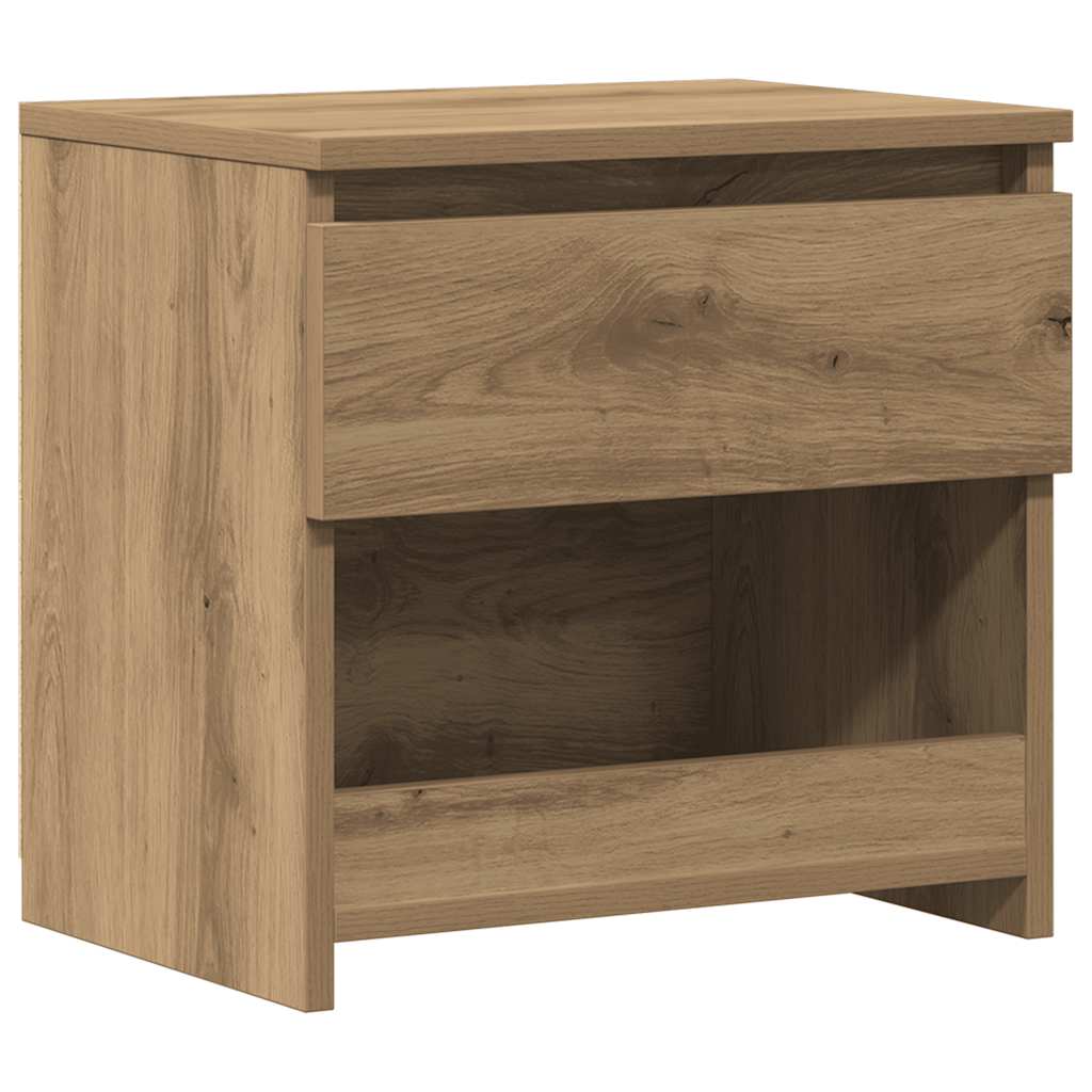 Bedside Cabinet Artisan Oak 40x30x39 cm Engineered Wood