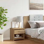 Bedside Cabinet Artisan Oak 40x30x39 cm Engineered Wood