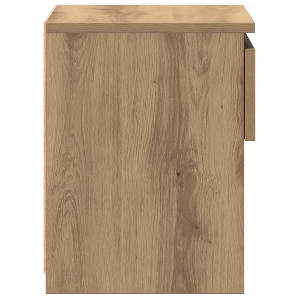 Bedside Cabinet Artisan Oak 40x30x39 cm Engineered Wood