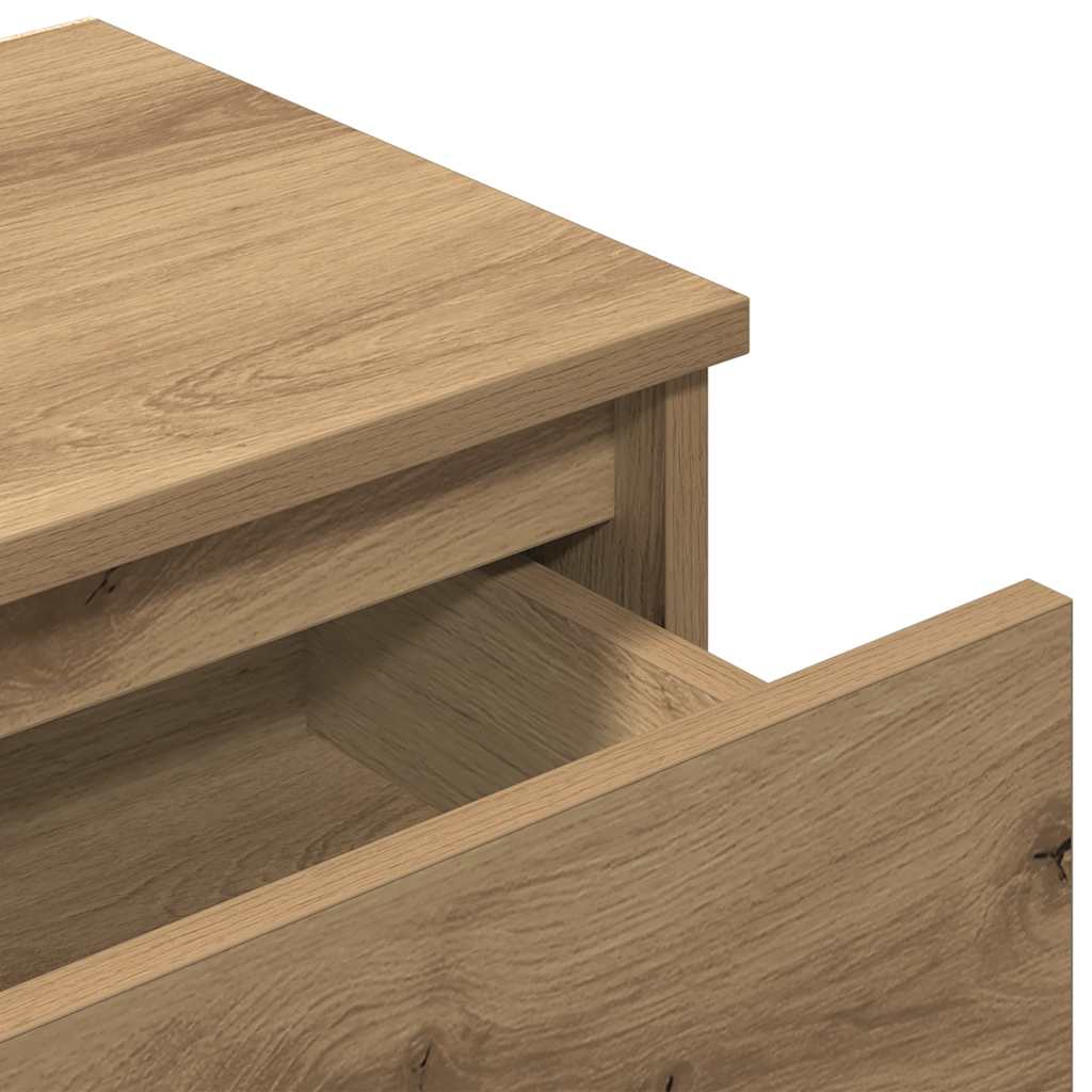 Bedside Cabinet Artisan Oak 40x30x39 cm Engineered Wood