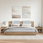 Bedside Cabinets 2 pcs Artisan Oak 40x30x39 cm Engineered Wood