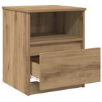 Bedside Cabinets 2 pcs Artisan Oak 40x40x50 cm Engineered Wood