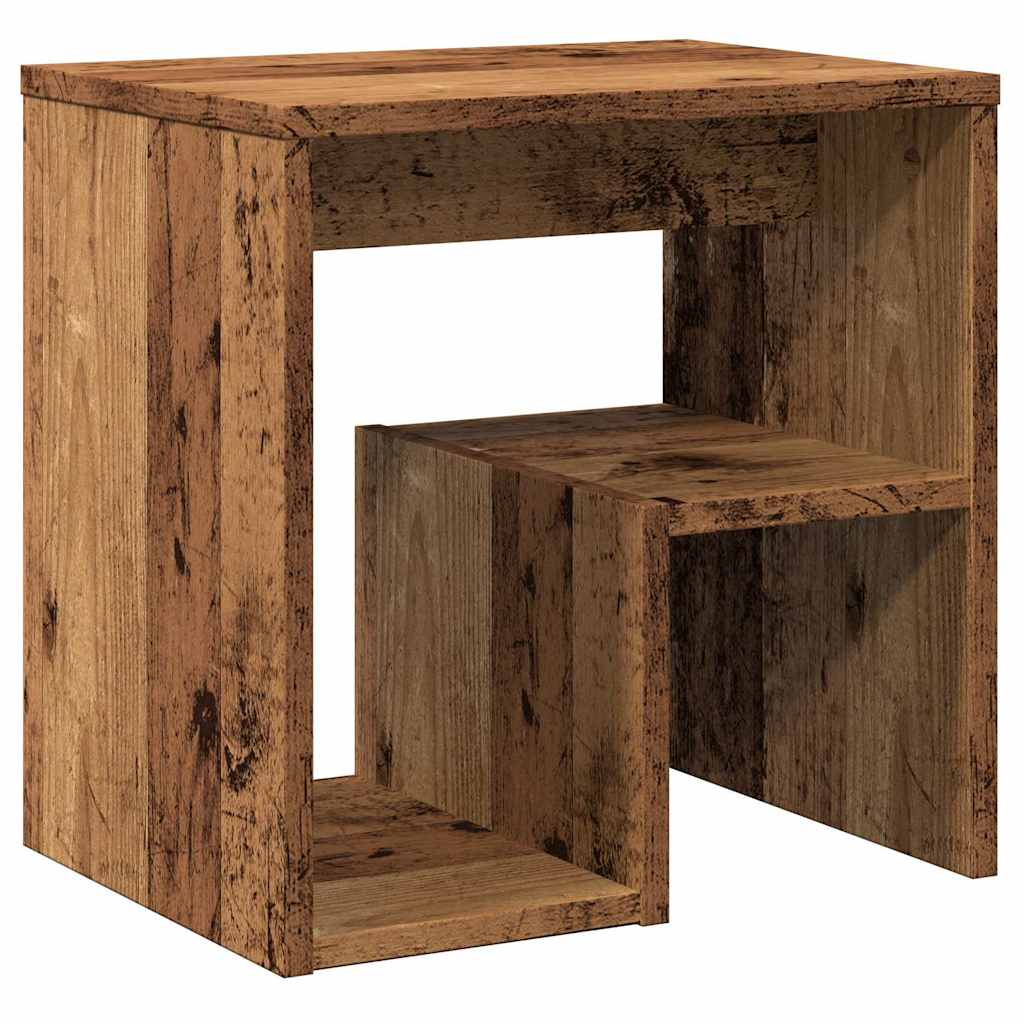 Bedside Cabinet Old Wood 40x30x40 cm Engineered Wood