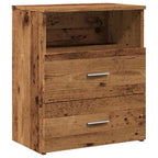 Bedside Cabinet Old Wood 50x32x60cm Engineered Wood