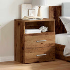 Bedside Cabinet Old Wood 50x32x60cm Engineered Wood