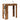 Bar Table with Shelf Old Wood 102x50x103.5 cm Engineered Wood