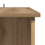 Bar Table with Shelf Artisan Oak 102x50x103.5 cm Engineered Wood