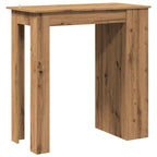 Bar Table with Storage Rack Artisan Oak 102x50x103.5 cm