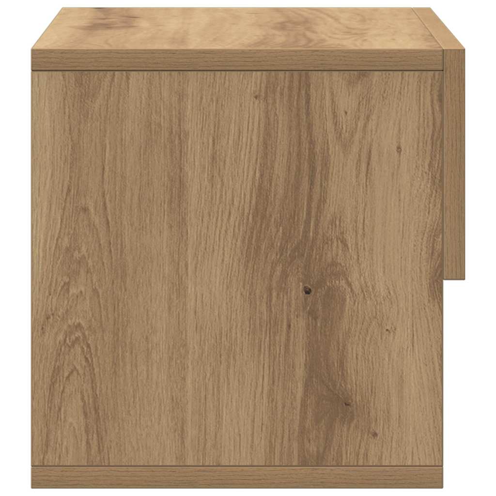 Wall-mounted Bedside Cabinets 2 pcs Artisian Oak