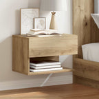 Wall-mounted Bedside Cabinets 2 pcs Artisian Oak
