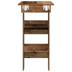 Wall Bar Table Old Wood 102x45x103.5 cm Engineered Wood