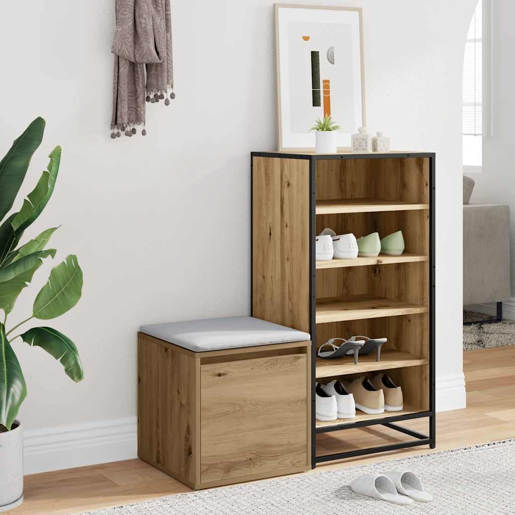 Box Drawer Artisan Oak 40.5x40x40 cm Engineered Wood