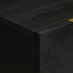 Sideboard Black 60x33x75 cm Engineered Wood
