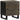 Bedside Cabinet Black 40x33x46 cm Solid Wood Mango