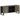 TV Cabinet Black 105x33x46 cm Solid Wood Mango