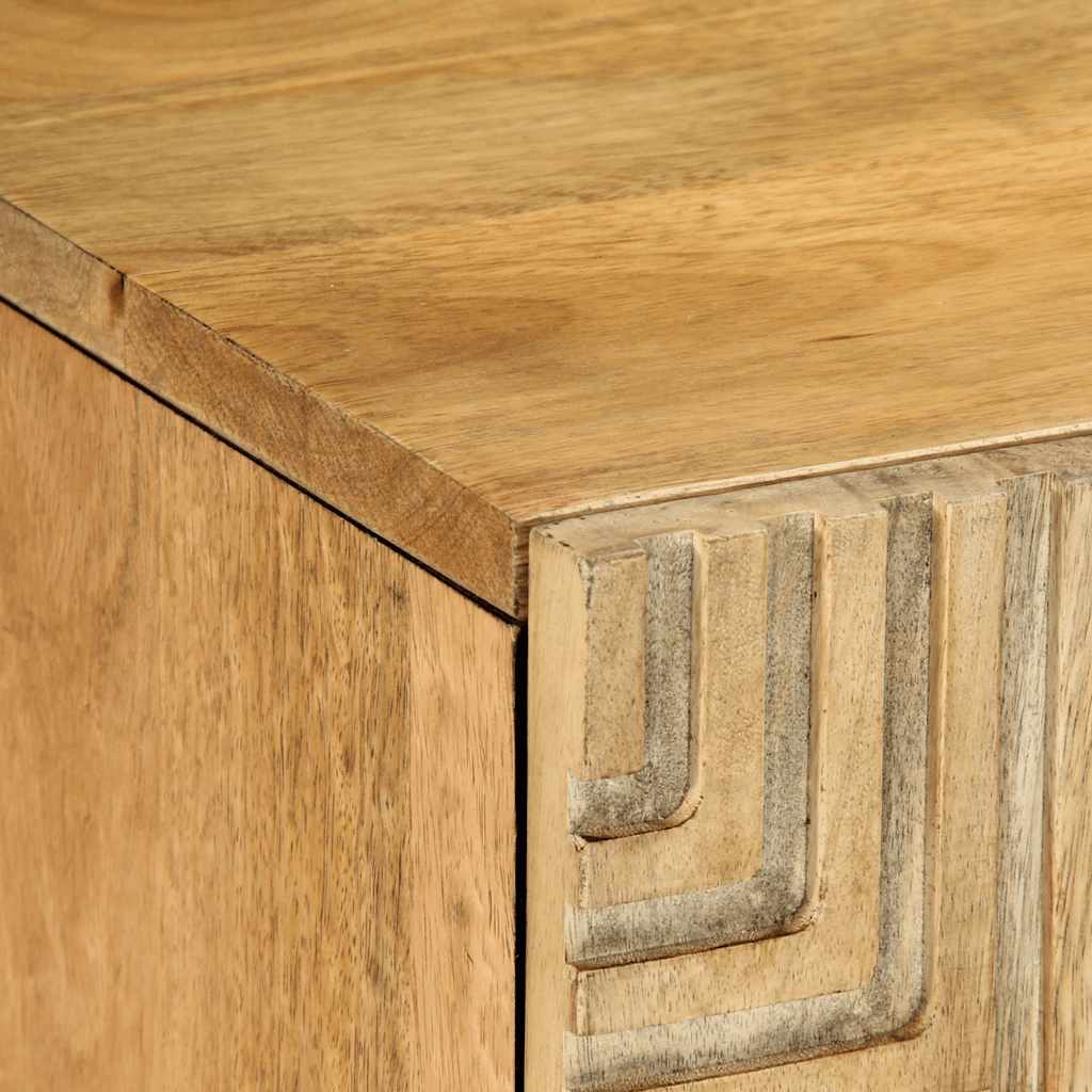 TV Cabinet Brown 105x33x46 cm Solid Wood Mango