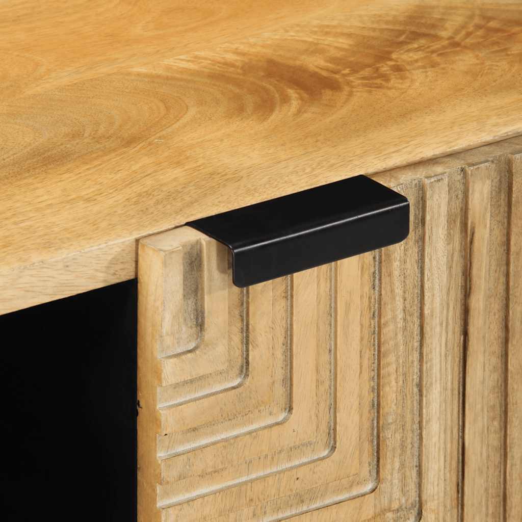 TV Cabinet Brown 105x33x46 cm Solid Wood Mango