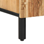 TV Cabinet 105x33x46 cm Solid Wood Acacia
