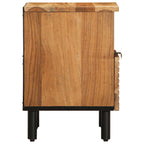 Bedside Cabinets 2 pcs 40x33x46 cm Solid Wood Acacia