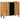 Sideboard with Shelf Brown 90 x 33 x 75 cm Solid Acacia wood