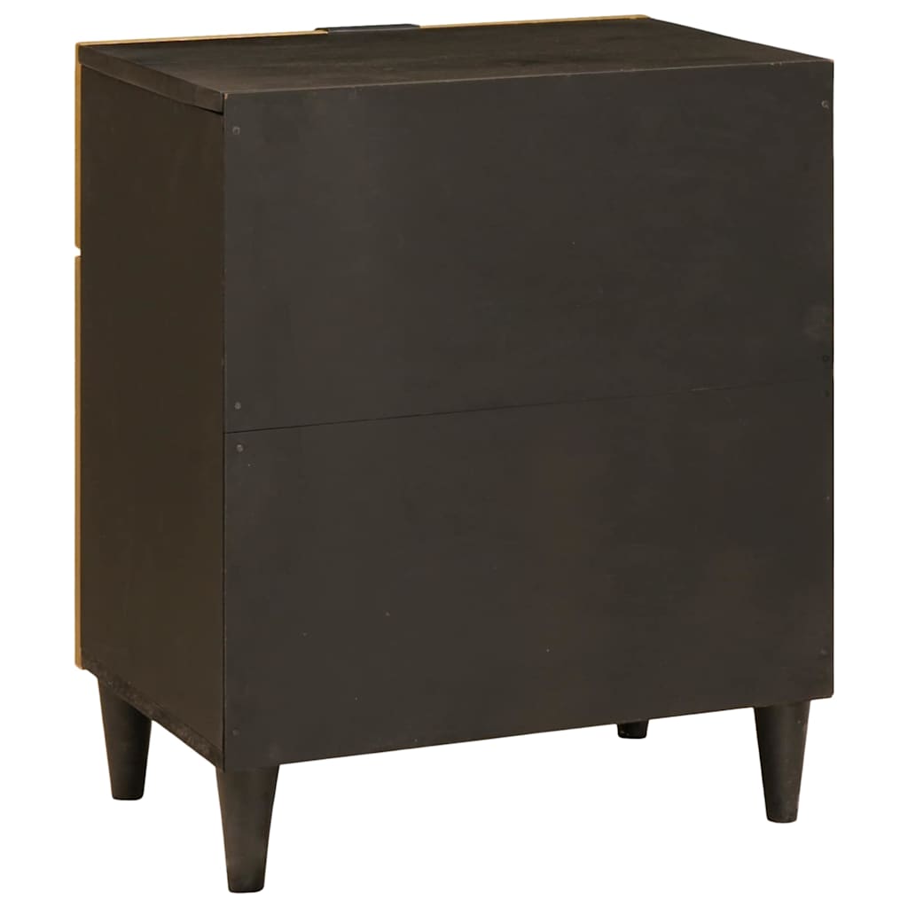 Bedside Table with Drawer 50 x 33 x 60 cm Solid Mango Wood