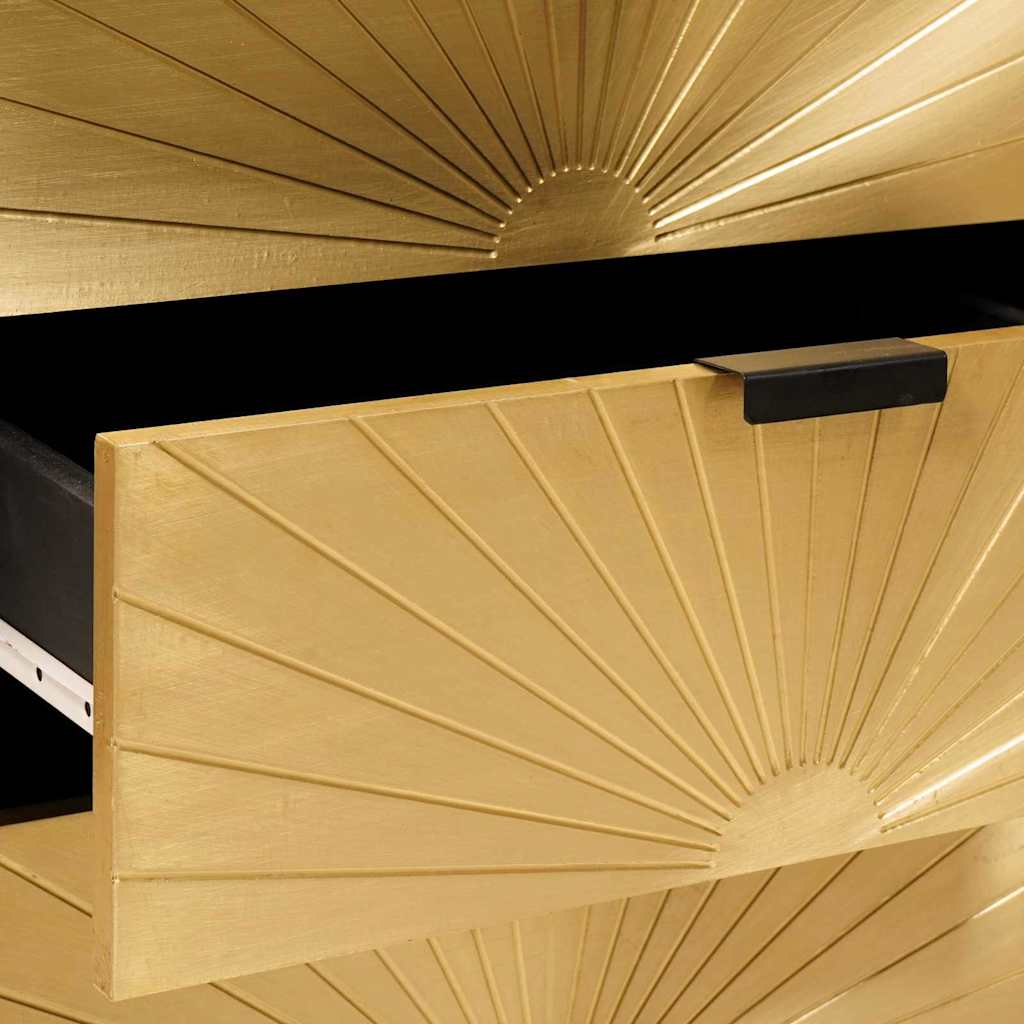 Bedside Table with Drawer 50 x 33 x 62 cm Solid Mango Wood