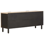 TV Cabinet with Shelf White Wash Finish 105 x 33.5 x 46 cm