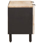 TV Cabinet with Shelf White Wash Finish 105 x 33.5 x 46 cm