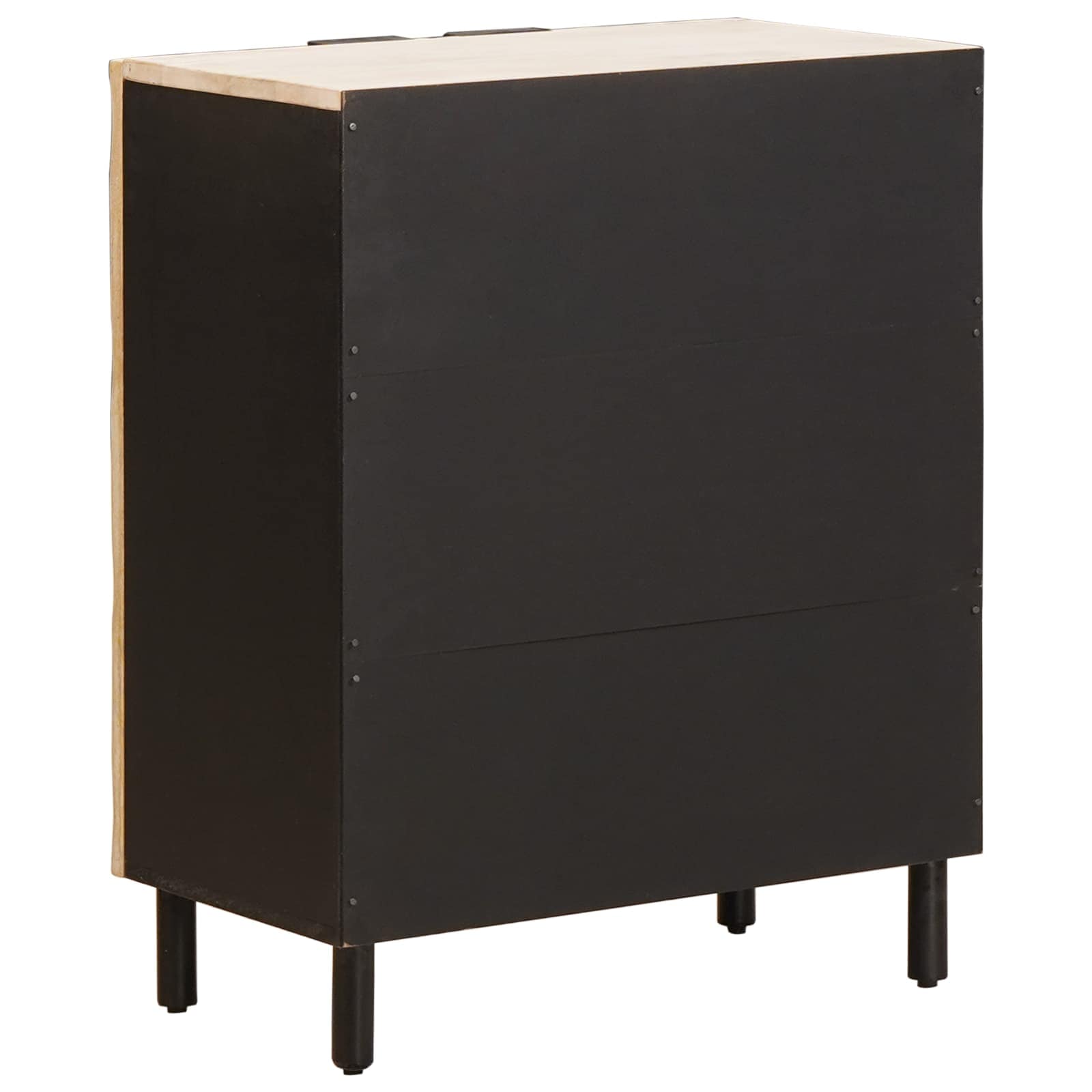 Sideboard White Wash Finish 60 x 33 x 75 cm Solid Mango Wood