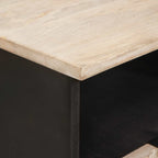 Bedside Cabinet 2 pcs White 40 x 33 x 46 cm Solid Mango Wood