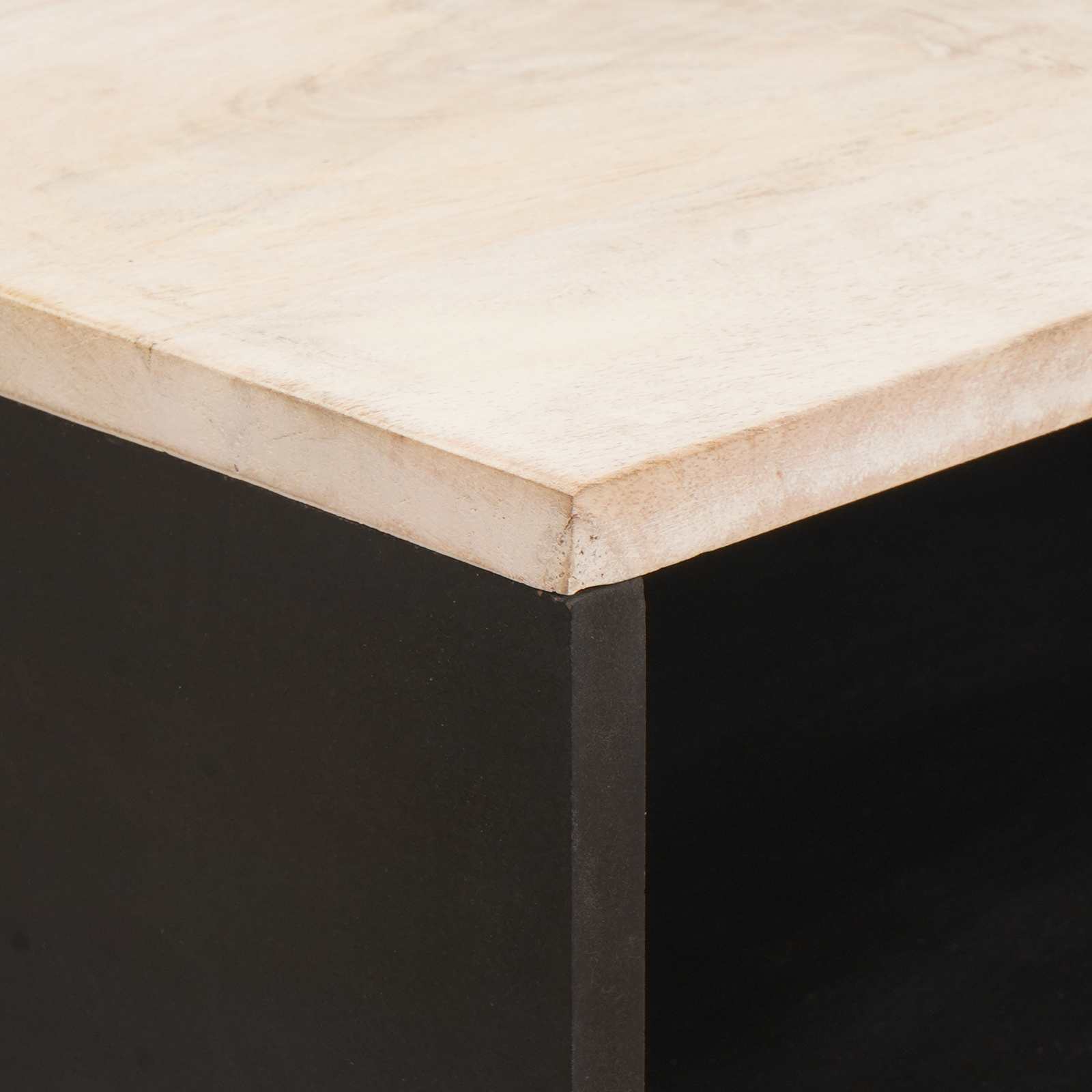 Bedside Cabinet White 50 x 33 x 60 cm Solid Mango Wood