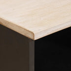 TV Cabinet White Wash Finish 80 x 33 x 46 cm Solid Mango Wood