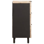 Sideboard White Wash Finish 40 x 33.5 x 75 cm Solid Mango Wood