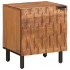 Bedside Cabinet Brown 40 x 33.5 x 46 cm Solid Mango Wood